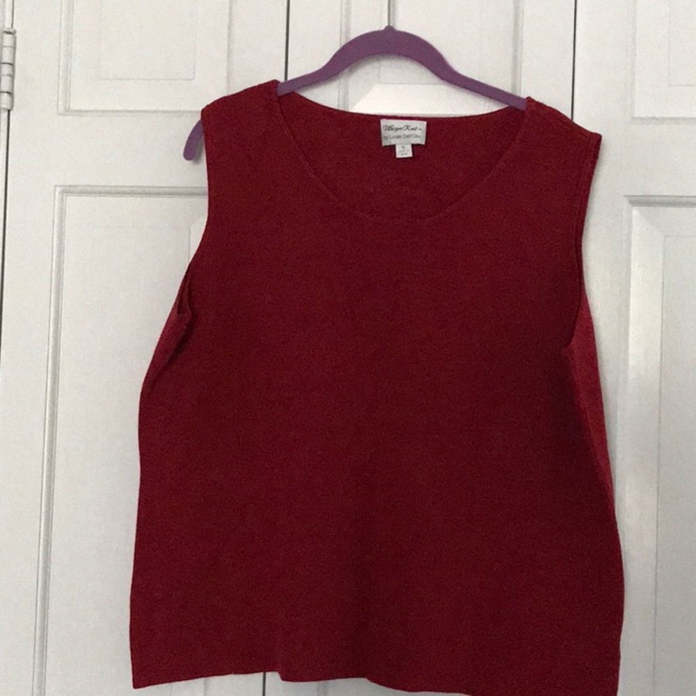 Linea by Louis Dell’Olio Whisper Knit Scoop Neck Tank